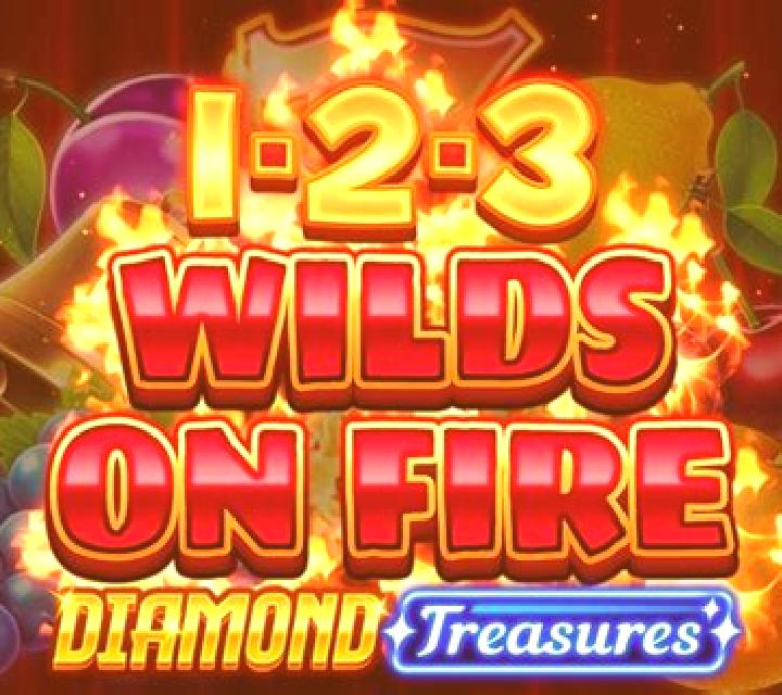 1-2-3 Wilds on Fire Diamond Treasures slot