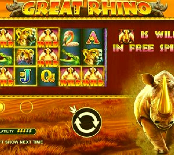 1 Reel - Blazing Rhino slot game