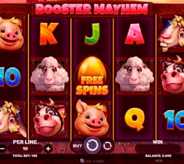 1 Reel Rooster Mayhem slot game