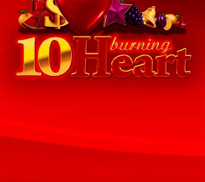 10 Burning Heart (Amusnet) slot machine