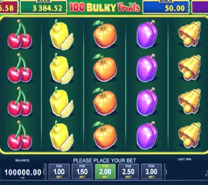 100 Bulky Fruits Golden Coins Link slot