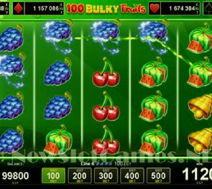 100 Bulky Fruits slot game