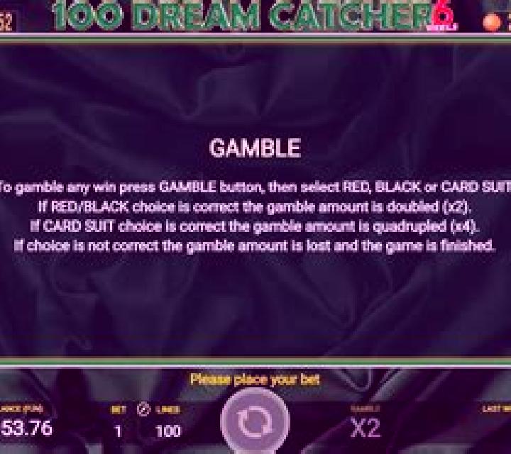 100 Dream Catcher 6 Reels slot