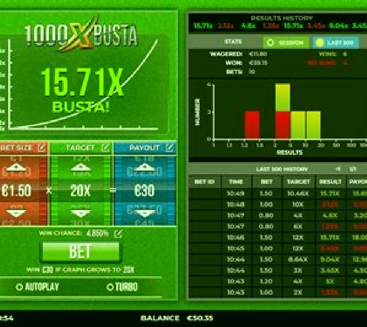 1000x Busta slot