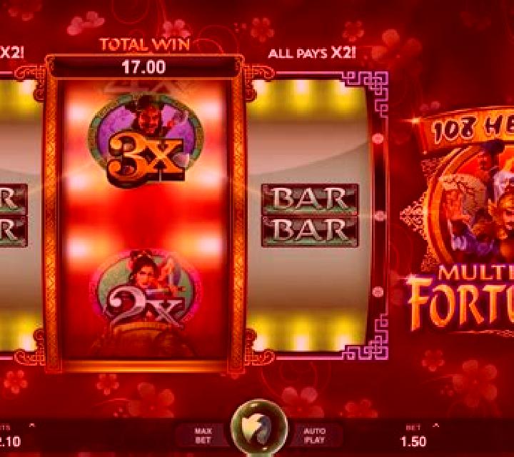 108 Heroes Multiplier Fortunes slot machine