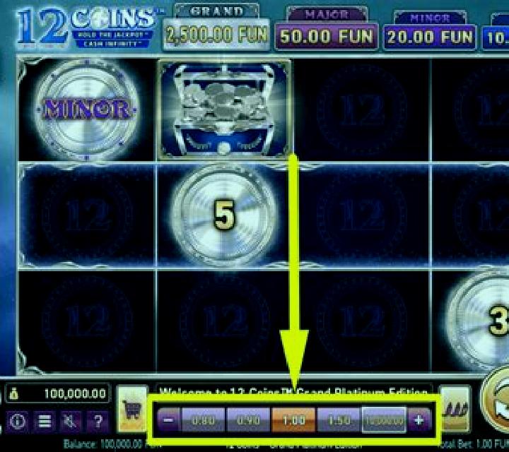 12 Coins Grand Platinum Edition slot
