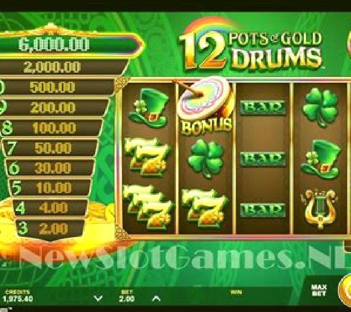 12 Pots of Gold Drums slot