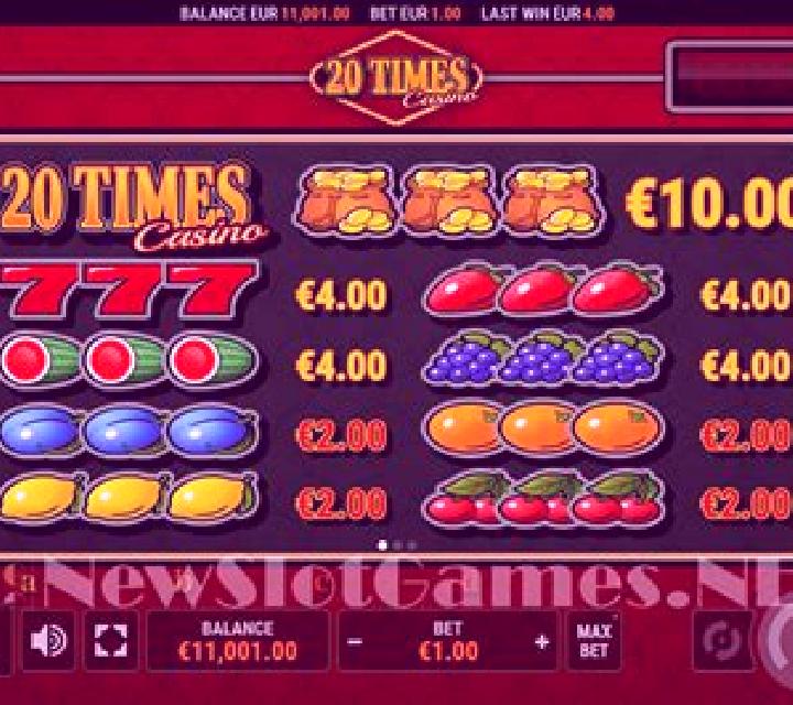 20 Times Casino slot