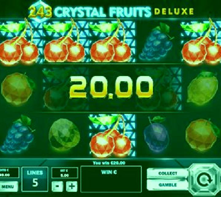 243 Crystal Fruits HappyLuke slot game