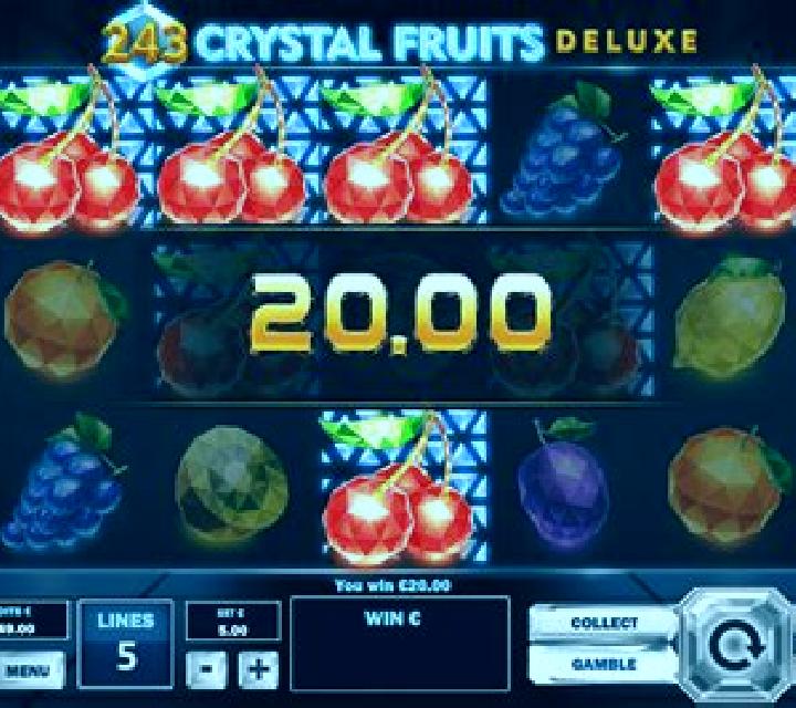 243 Crystal Fruits slot machine
