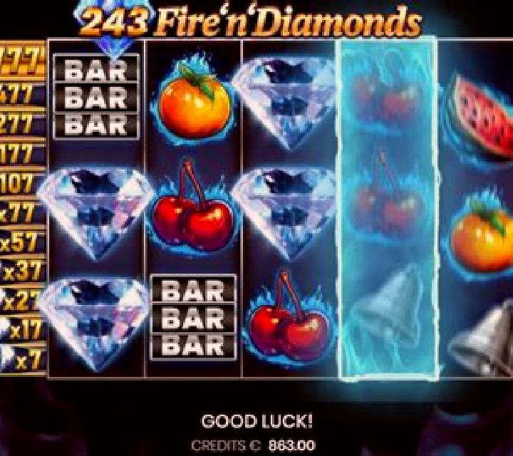 243 Diamonds slot game