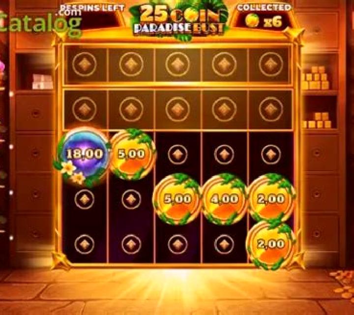 25 Coin Paradise Bust slot