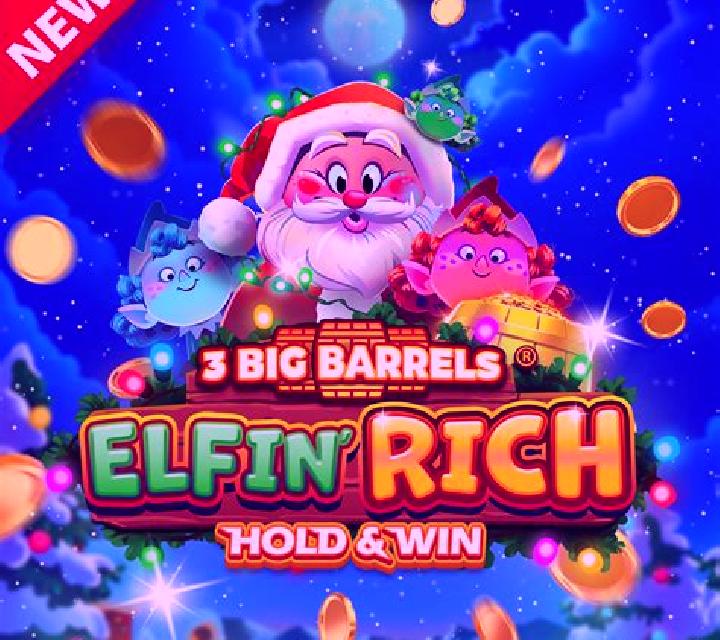 3 Big Barrels Elfin Rich slot machine