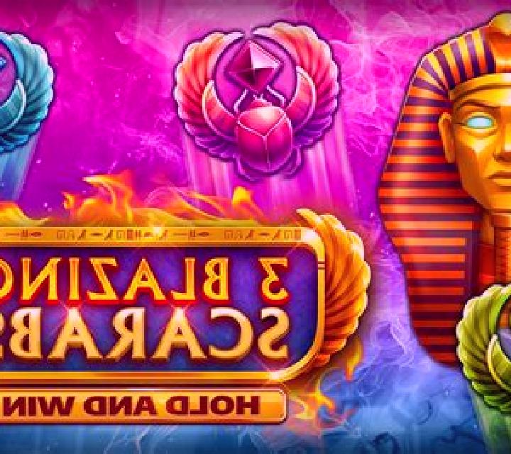 3 Blazing Scarabs Hold and Win online slot