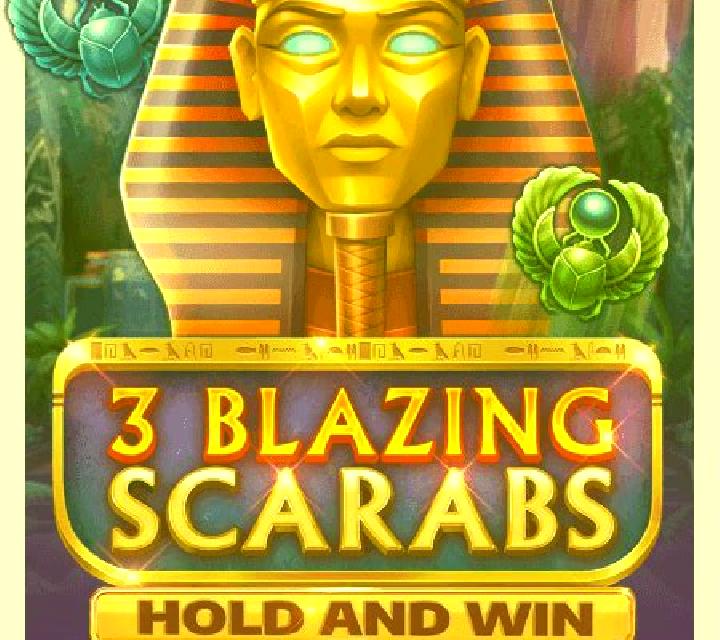 3 Blazing Scarabs Hold and Win slot machine