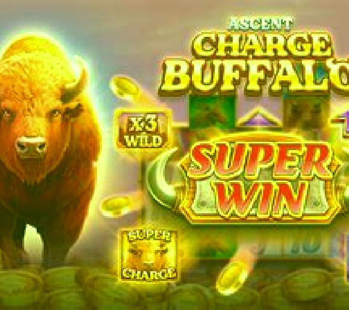 3 Charge Buffalo slot game