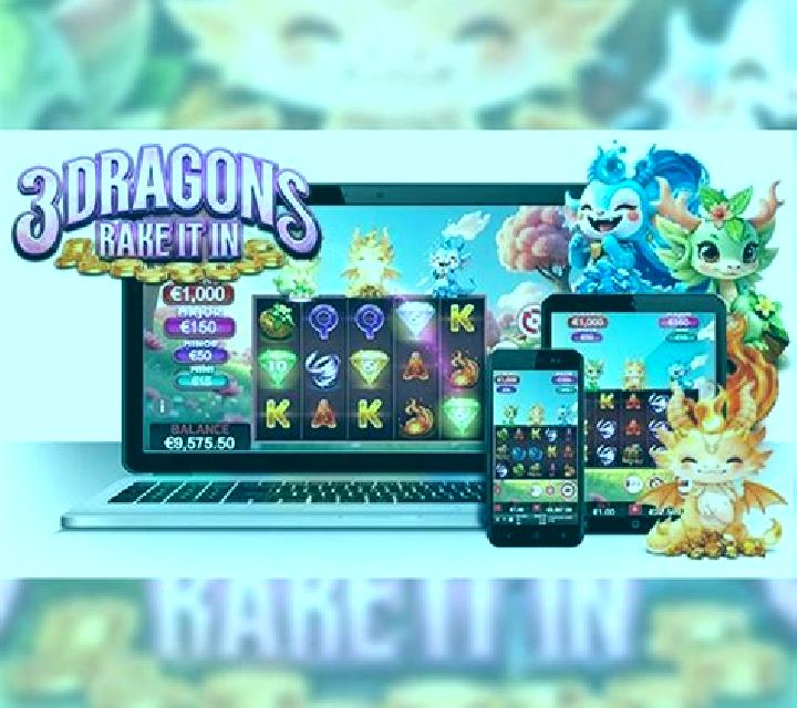 3 DRAGONS RAKE IT IN slot