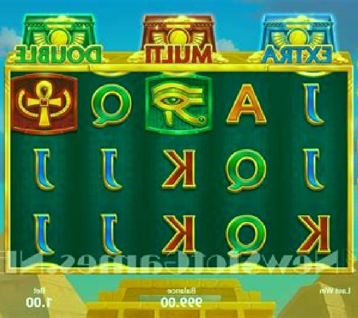 3 Egypt Chests slot machine