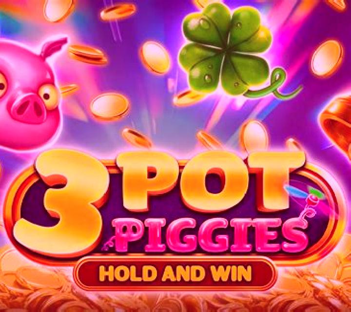 3 Greedy Piggy Pots slot game