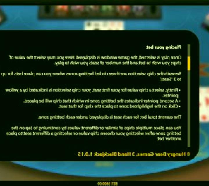 3 Hand Blackjack (HungryBear) slot
