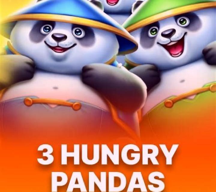 3 Hungry Pandas slot game