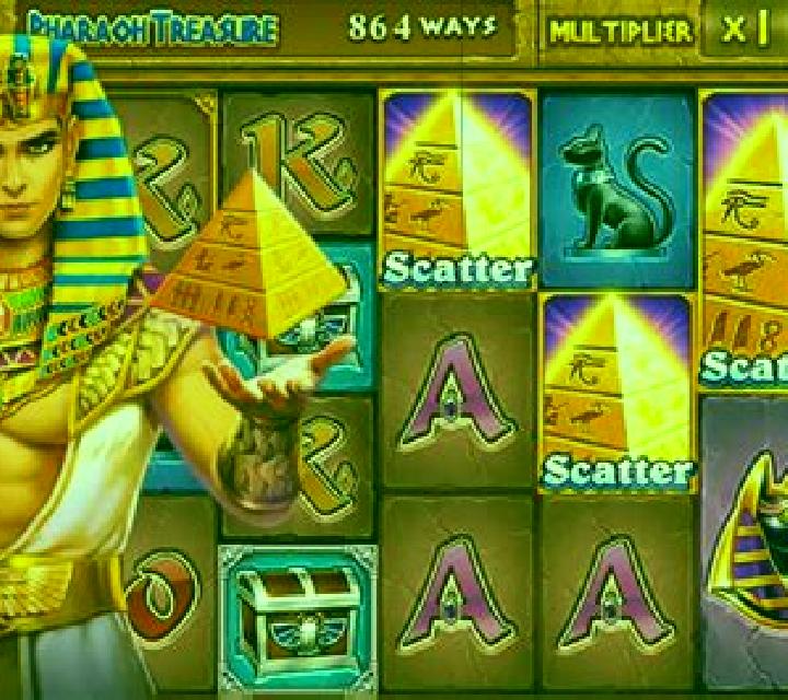 3 Pharaoh Treasure slot machine