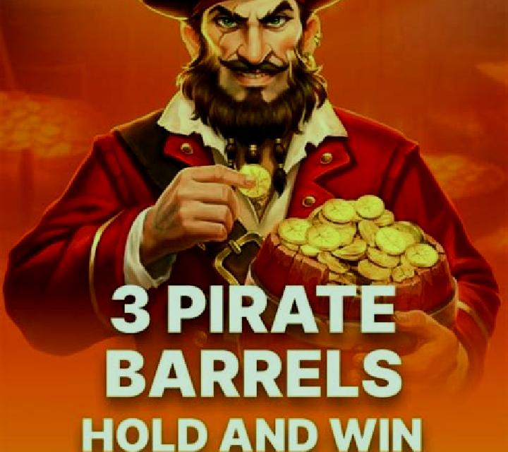 3 Pirate Barrels online slot