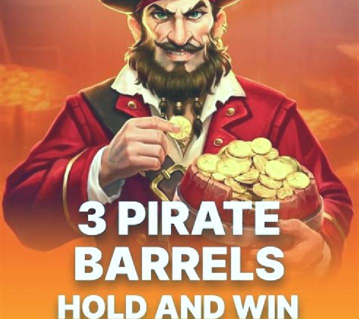 3 Pirate Barrels slot game
