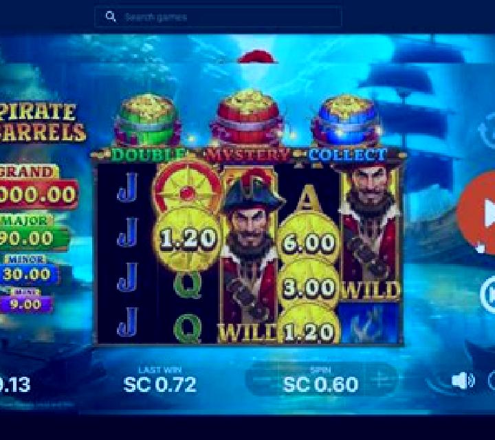 3 Pirate Barrels slot