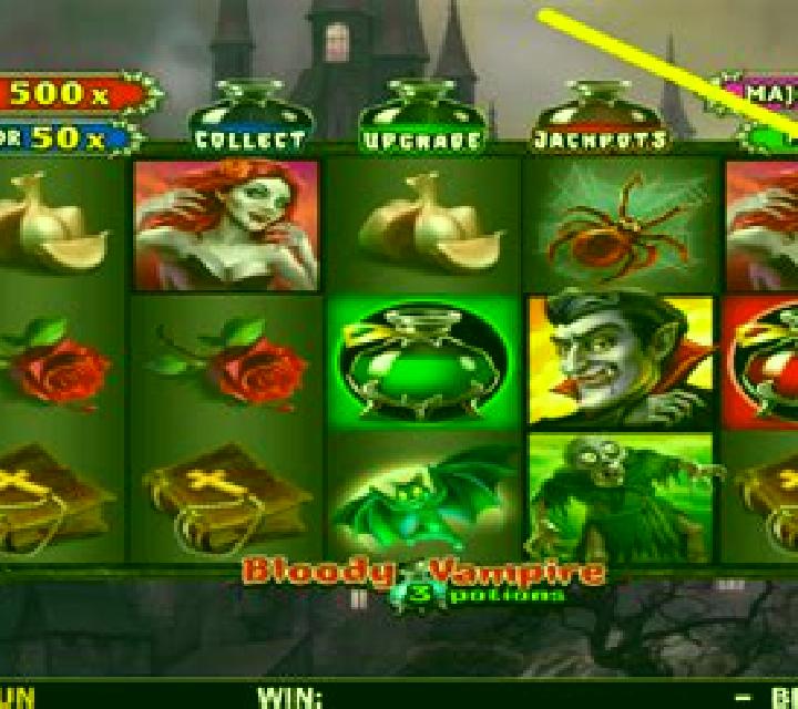 3 Potions Bloody Vampire slot machine