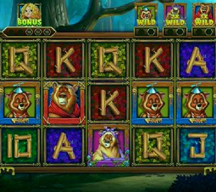 3 Power Bears slot game