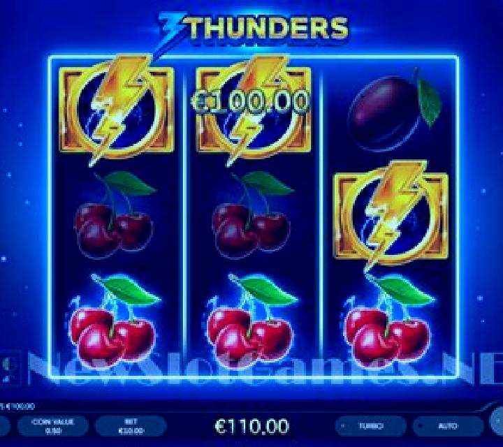 3 Thunders slot game
