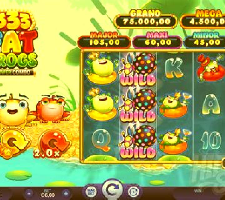 333 Fat Frogs POWER COMBO King Millions slot machine