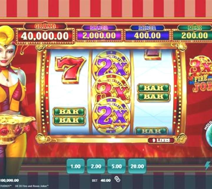 3x 2x Fire and Roses Joker slot