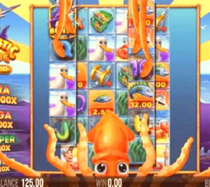 4 Fantastic Fish Gigablox slot machine