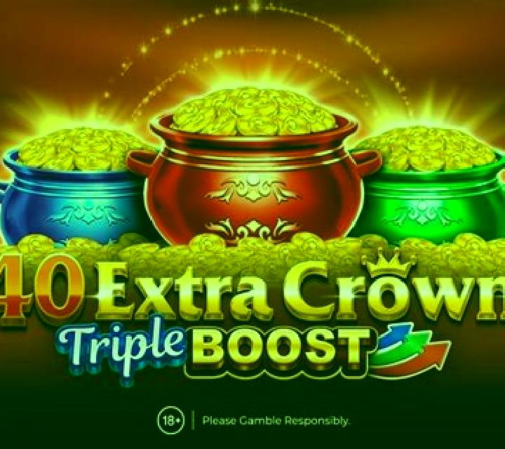 40 Extra Crown Coin Boost slot machine