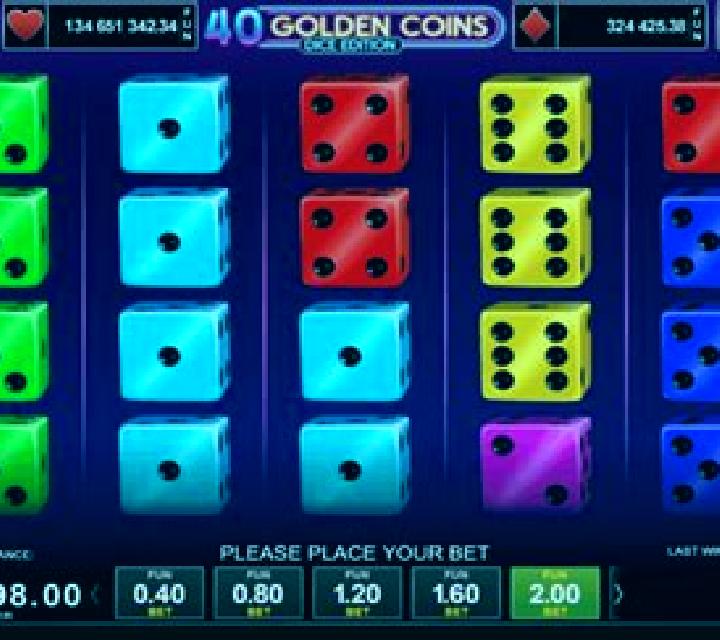 40 Golden Coins Dice Edition slot
