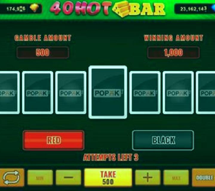 40 Hot Bar slot