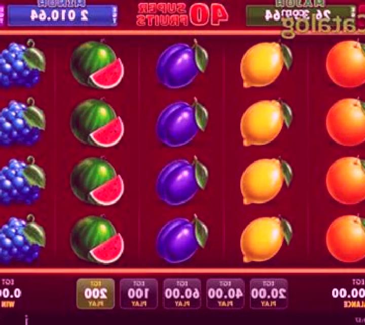 40 Super Fruits slot