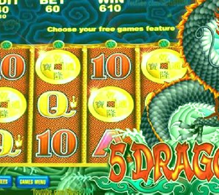 5 Dragons (Aristocrat) slot game