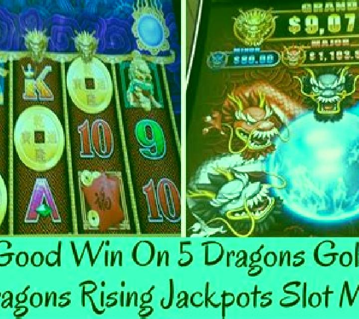 5 Dragons Rising Jackpots slot machine