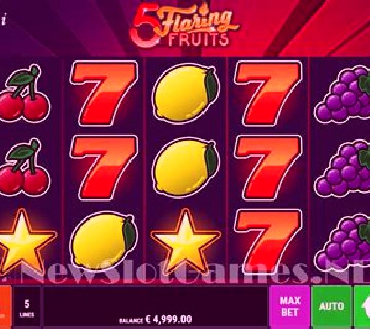 5 Flaring Fruits slot