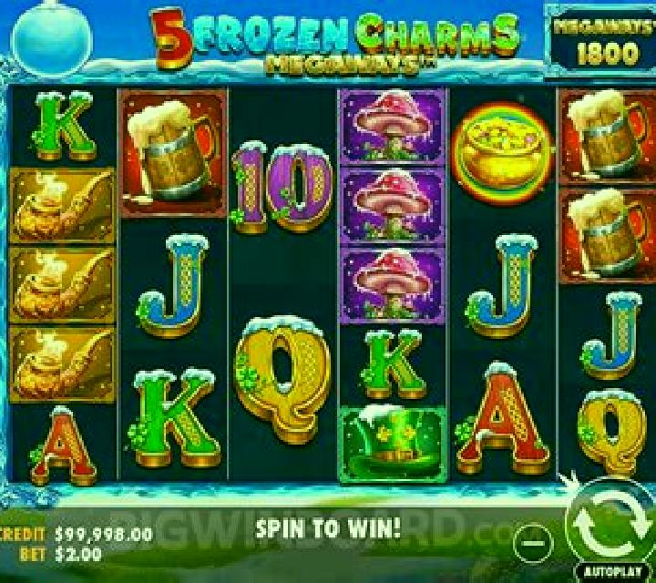 5 Frozen Charms Megaways slot machine
