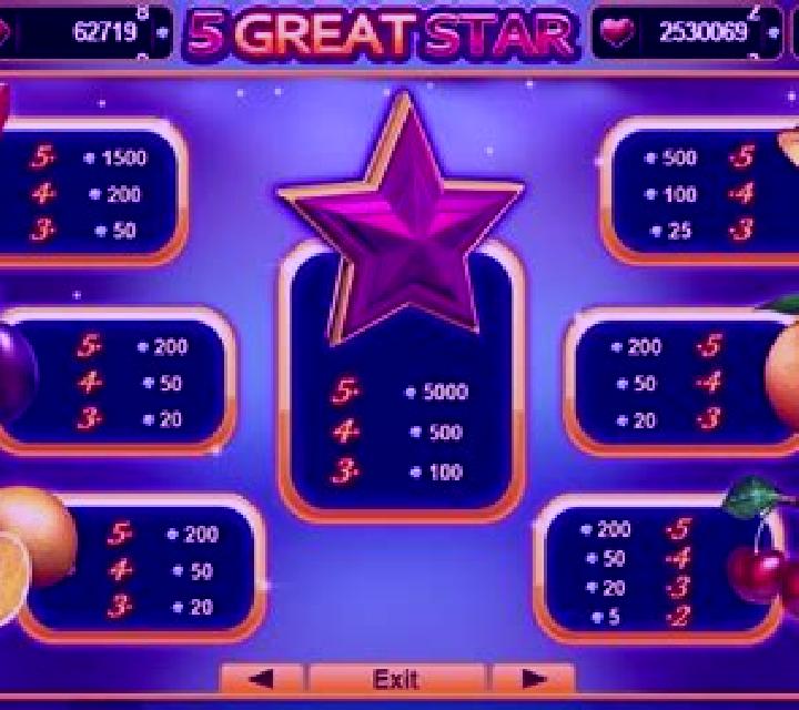 5 Great Star slot