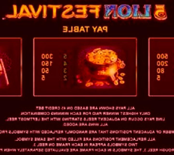 5 Lion Festival slot game