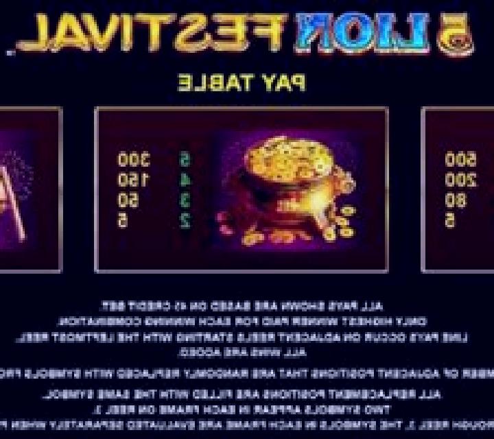 5 Lion Festival slot
