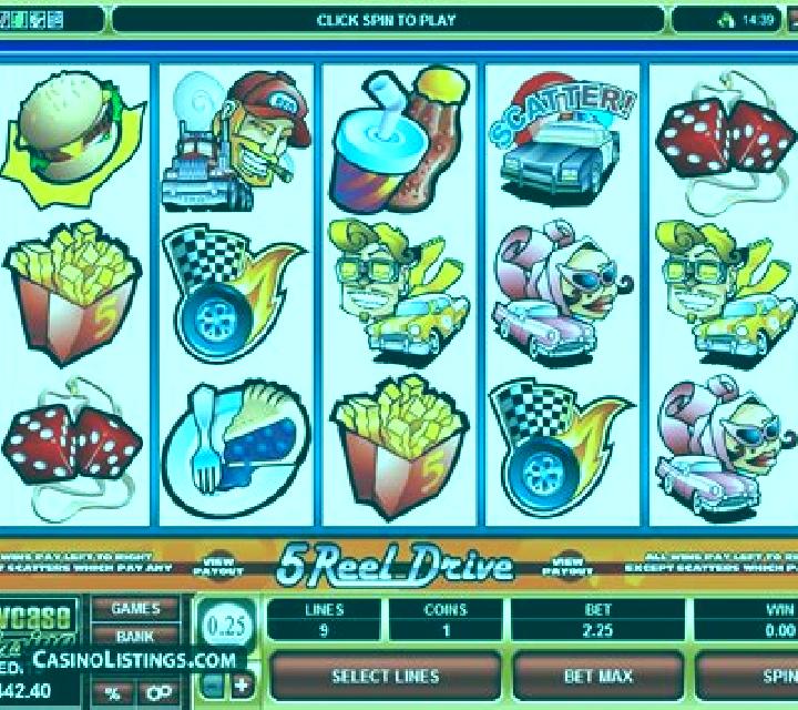 5 Reel Drive slot machine