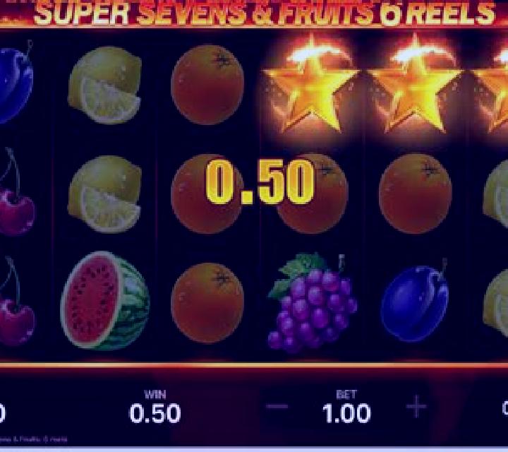 5 Super Sevens and Fruits: 6 Reels online slot