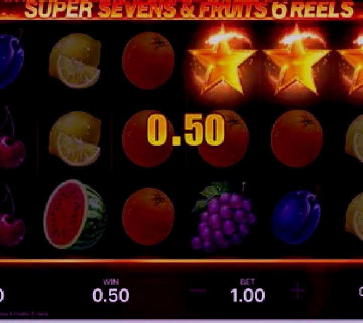 5 Super Sevens and Fruits: 6 Reels slot