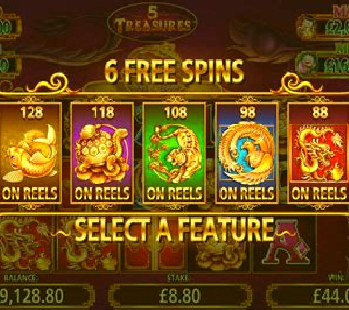 5 Treasures (Shuffle Master) online slot